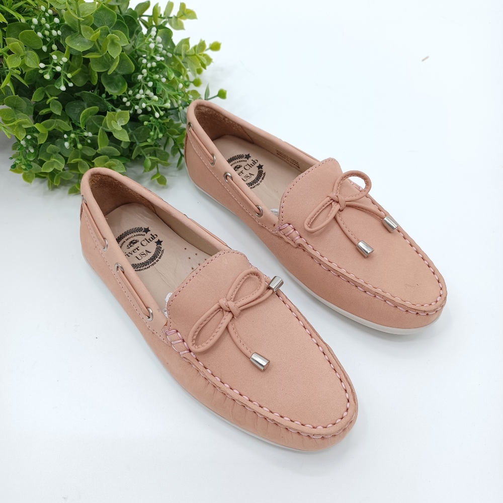 Driver Club USA Kids Nantucket 2.0 Leather Driving Loafers